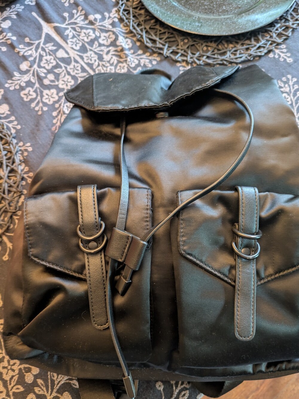 Large Satin Backpack
